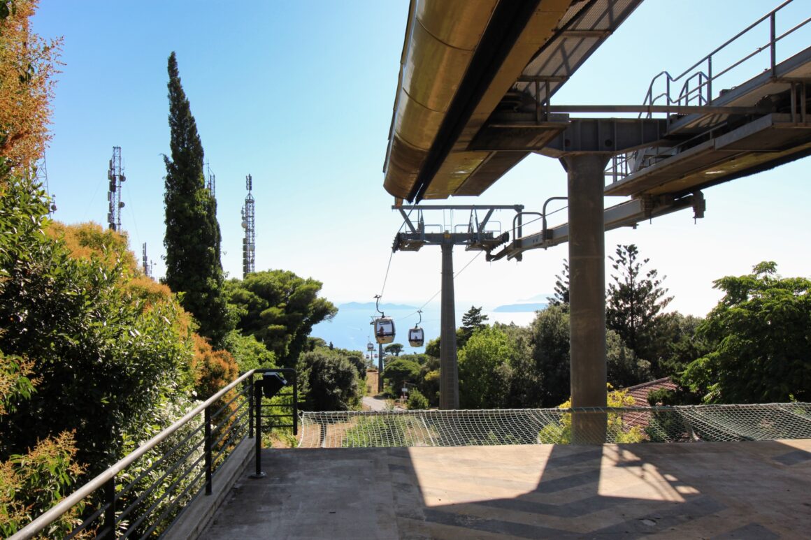 Bergstation der Seilbahn von Trapani nach Erice.