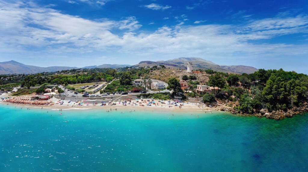 Strand in Guidaloca Castellammare del Golfo.